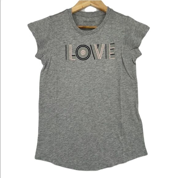 -Zadig and Voltaire Love Slim Fit Tee NWT XS - Picture 1 of 7